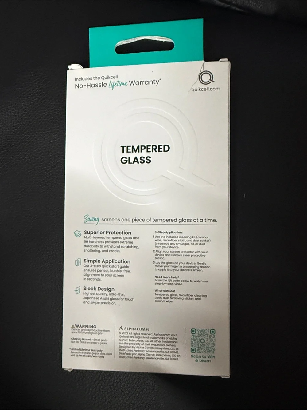 N/A tempered glass